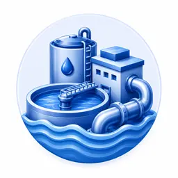 Infrastructure flood protection icon